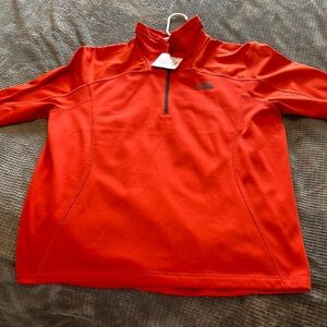 The North Face Red Quarter-Zip Pullover